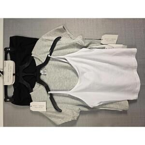 better / together Women's 3-Piece Top Set - Black, Gray, White